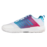 Salming Recoil Strike 2 White Cyan Unisex Court Shoe