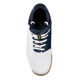 Salming Recoil Ultra Mid White Navy Unisex Court Shoe